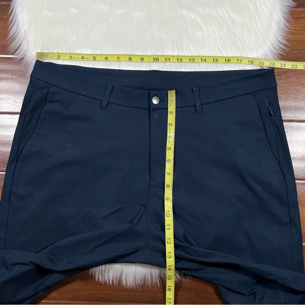 Lululemon Men's Size 40 Navy Blue Commission Slim Pants FLAW‎